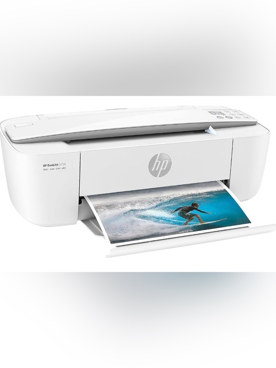 HP Other - HP DeskJet 3755 Compact All‑In‑One Wireless Printer White New in Box